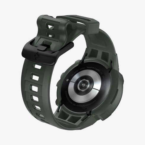 ACS06488 - Galaxy Watch 6 Classic (47mm) Case Rugged Armor Pro in black showing the front